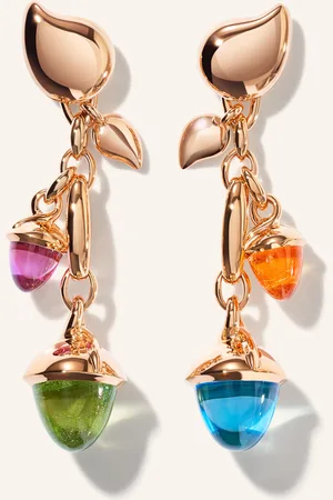 TAMARA COMOLLI Ohrringe OHRRINGE MIKADO DANGLING 2 ACORNS - 