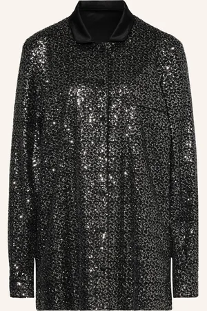 Dolce & Gabbana Satinbluse mit Pailletten