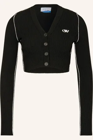 OFF-WHITE Cropped-Strickjacke