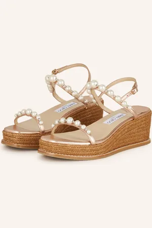 Jimmy Choo Wedges AMATUUS 60 mit Schmuckperlen