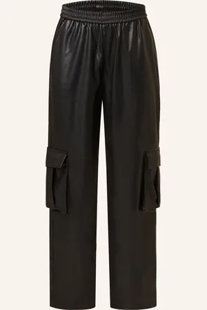 ONLY Cargohose in Lederoptik
