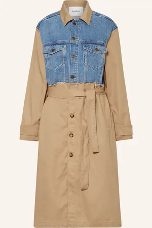 Bash Trenchcoat TOMY im Materialmix