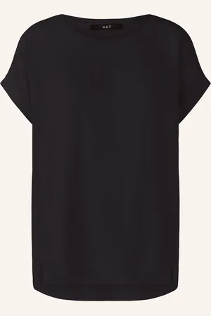 Oui Blusenshirt im Materialmix