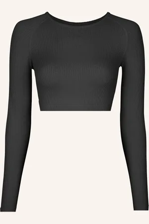 Snocks Geripptes Sportshirt langarm