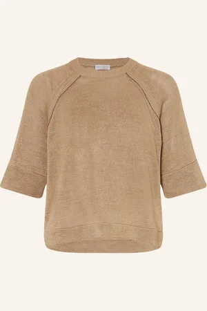 Brunello Cucinelli Cropped-Strickshirt