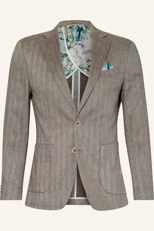 PAUL Anzugsakko Slim Fit mit Leinen