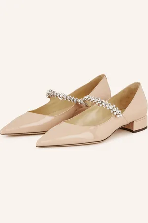Jimmy Choo Mary-Jane-Ballerinas mit Schmucksteinen