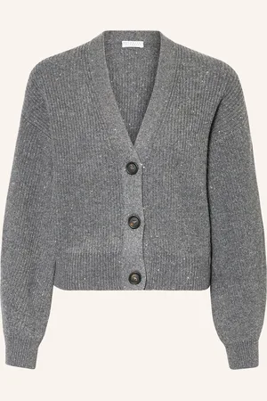 Brunello Cucinelli Strickjacke mit Cashmere und Pailletten