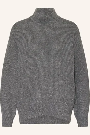 Brunello Cucinelli Pullover mit Cashmere und Glitzergarn