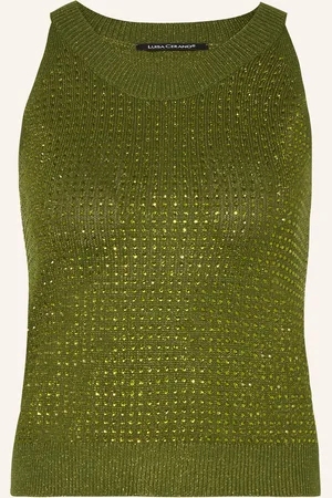 Luisa Cerano Stricktop mit Schmucksteinen