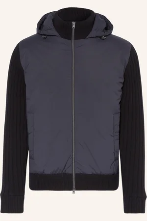 HERNO Strickjacke im Materialmix