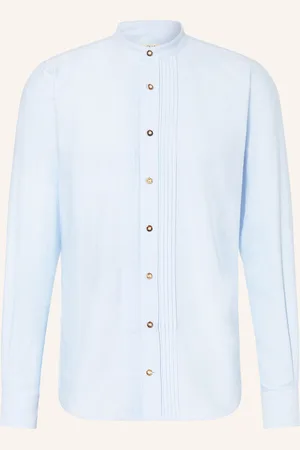 DU4 Trachtenhemd FIPS Slim Fit mit Stehkragen