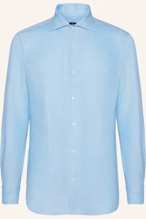 Boggi Milano Leinenhemd Regular Fit