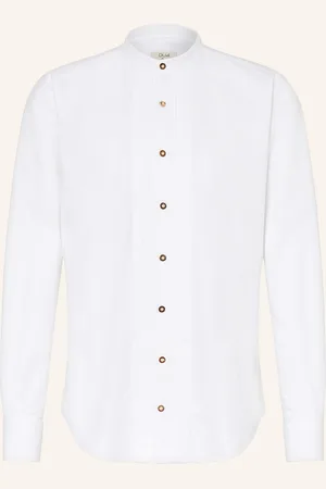 DU4 Trachtenhemd FIPS Slim Fit mit Stehkragen