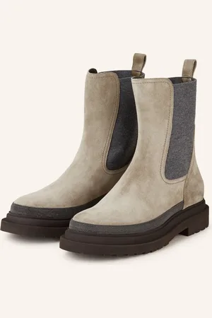 Brunello Cucinelli Boots mit Schmucksteinen