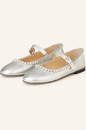 Mach & Mach Mary-Jane-Ballerinas AUDREY mit Schmucksteinen