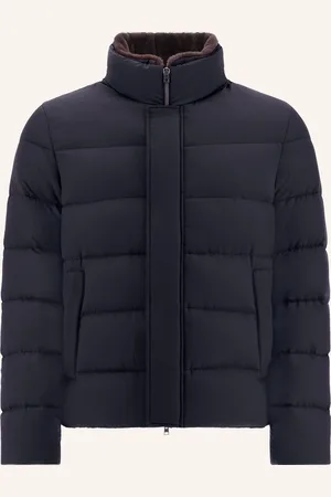 HERNO Daunenjacke mit abnehmbarem Kunstfell