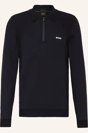 HUGO BOSS Strick-Poloshirt MOMENTUM_LITE