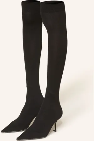 RENE CAOVILLA Overknee-Stiefel mit Schmucksteinen