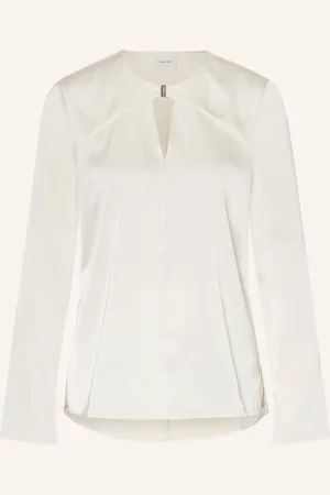 Calvin Klein Blusenshirt aus Satin mit Cut-out