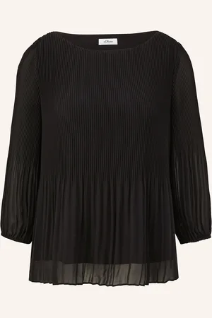 QS by s.Oliver Blusenshirt mit Plissees