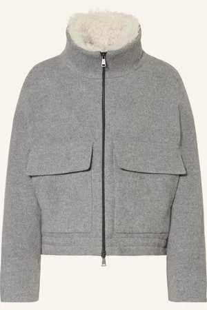 Luisa Cerano Kastenjacke mit abnehmbarem Kunstfell