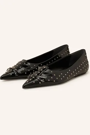 Marc Jacobs Lack-Ballerinas THE CAT mit Nieten und Cut-outs