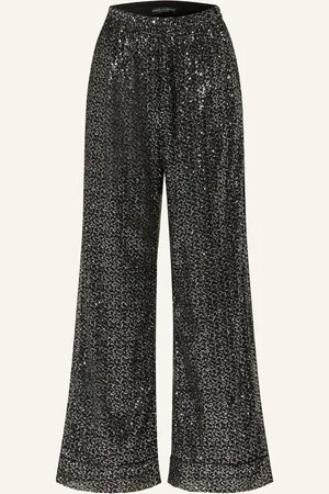Dolce & Gabbana Marlenehose mit Pailletten