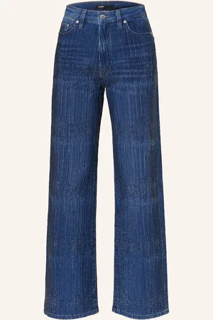 Maje Straight Jeans mit Schmucksteinen