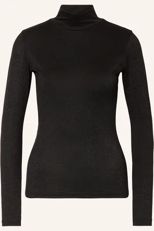 HUGO BOSS Rollkragenshirt DELAINA mit Glitzergarn
