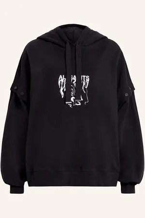 AllSaints Hoodie INKSNTS AMPHIA mit abnehmbaren Ärmeln