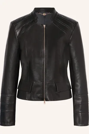 Marc Cain Lederjacke im Materialmix