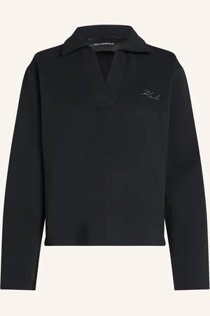 Karl Lagerfeld SWEATSHIRT MIT V-AUSSCHNITT