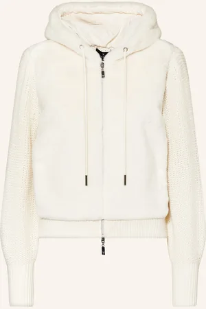 monari Kunstpelz-Jacke im Materialmix