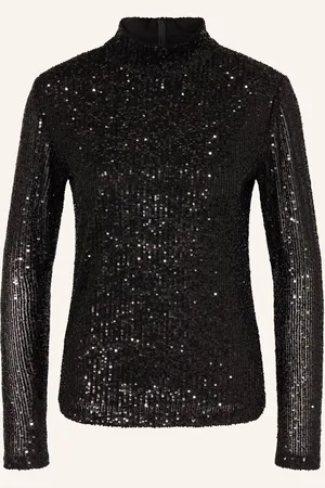 Mrs & HUGS Longsleeve mit Pailletten