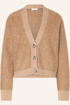 PESERICO SIGN Strickjacke mit Glitzergarn