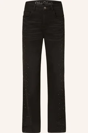 Mos Mosh Straight Jeans MMRELEE mit Schmucksteinen