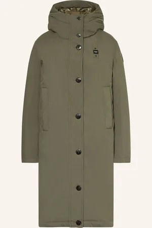 Blauer Daunenmantel CARMEN