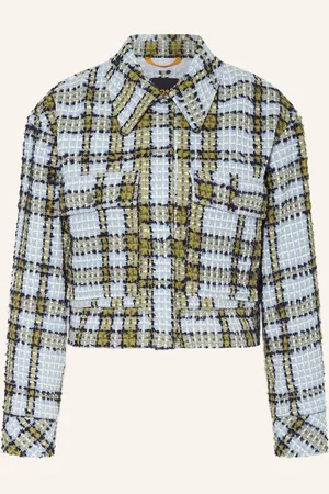 HUGO BOSS Kastenjacke JATWEDI aus Bouclé
