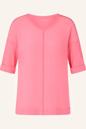 Marc Cain Blusenshirt im Materialmix mit 3/4-Arm