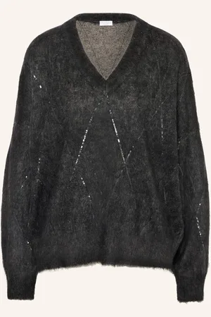 Brunello Cucinelli Pullover mit Pailletten und Mohair