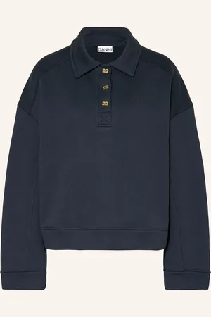 Ganni Sweat-Poloshirt
