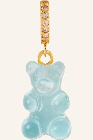 Crystal Haze Single-Ohrring MEDITERRANEAN NOSTALGIA BEAR HOOP by GLAMBOU