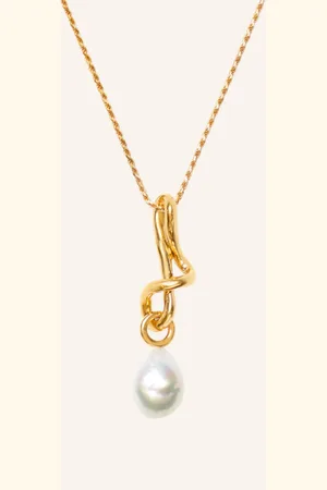 Missoma Kette KNOT PEARL DROP by GLAMBOU