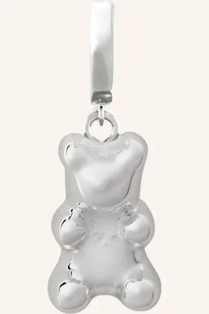 Crystal Haze Single - Ohrring MINI NOSTALGIA BEAR HOOP by GLAMBOU