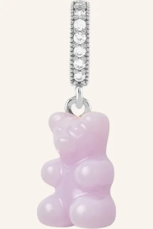 Crystal Haze Pendant LAVENDER NOSTALGIA BEAR by GLAMBOU