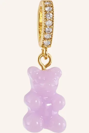 Crystal Haze Kette LAVENDER NOSTALGIA BEAR by GLAMBOU