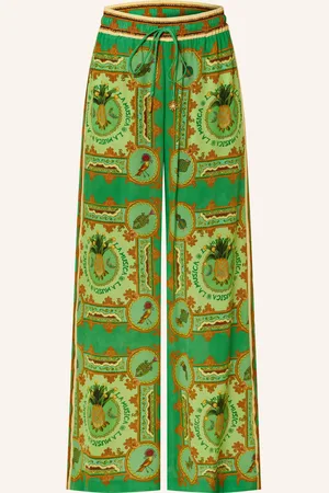 ALÉMAIS Marlenehose LA MUSICA aus Seide