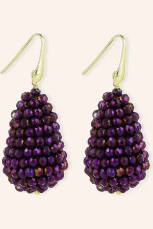 LOTT. gioielli Ohrhänger AMY CONE S METALLIC PURPLE by GLAMBOU