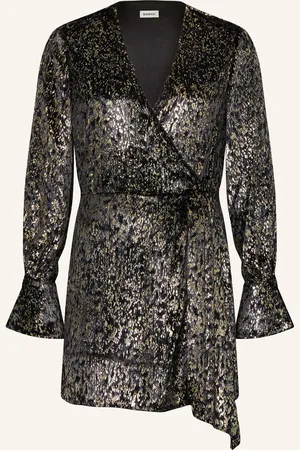 Simkhai Samtkleid CAMRYN mit Glitzergarn